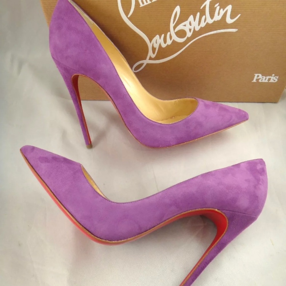 Brand New Christian Louboutin So Kate- Purple 37.5